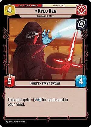 Kylo Ren - Rash and Deadly Card Back