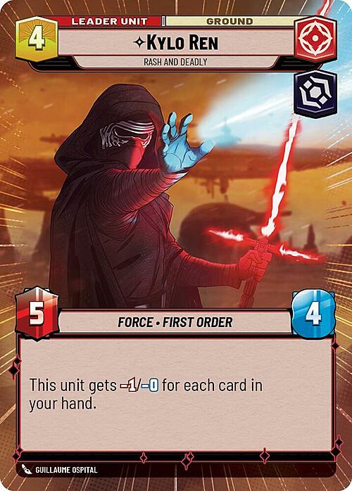 Kylo Ren, Avventato e Letale Card Back