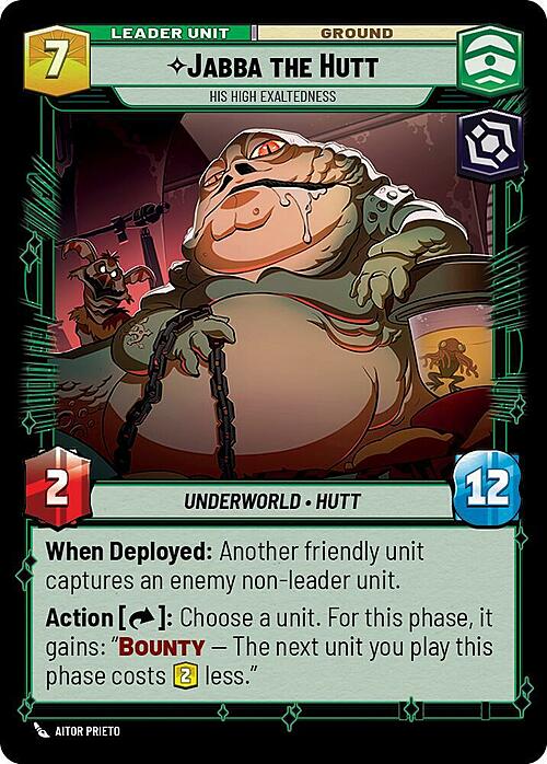 Jabba the Hutt - His High Exaltedness Card Back