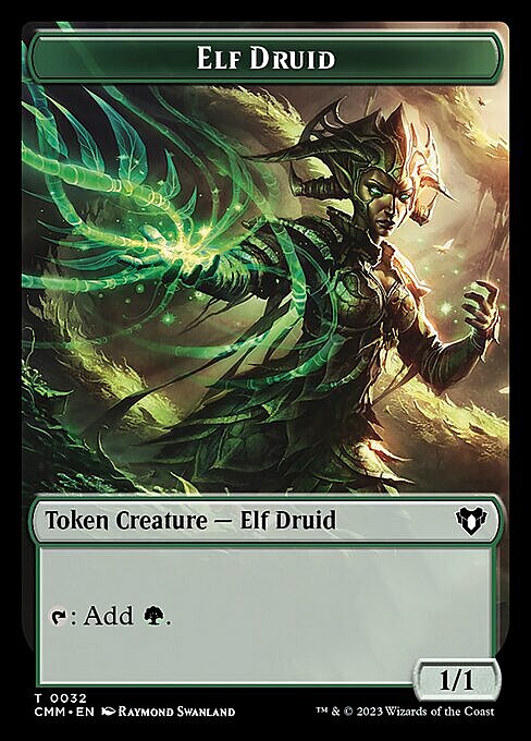 Eldrazi // Elf Druid Parte Posterior