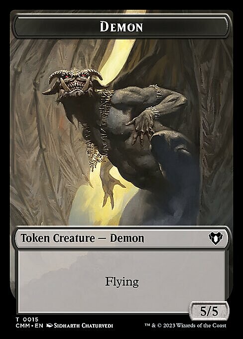 Demon // Elemental Parte Posterior