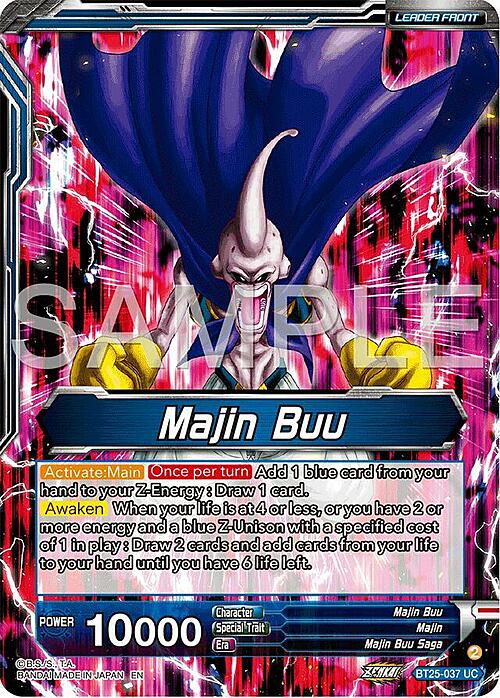 Majin Buu, Shape-Shifter // Majin Buu Card Back