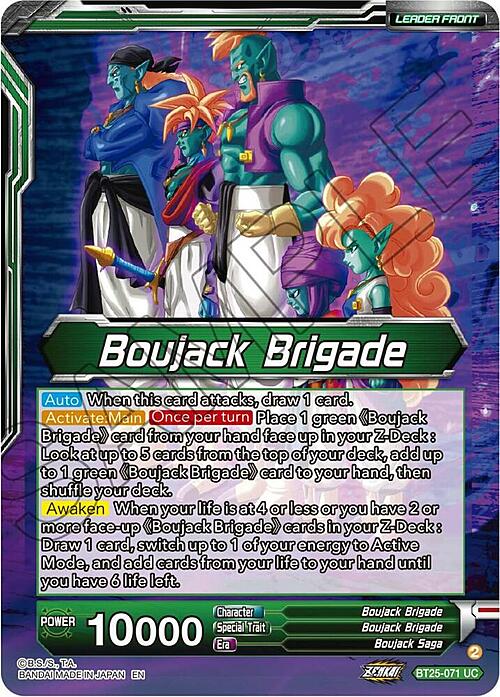 Boujack Brigade // Boujack, Crashing the Tournament Parte Posterior