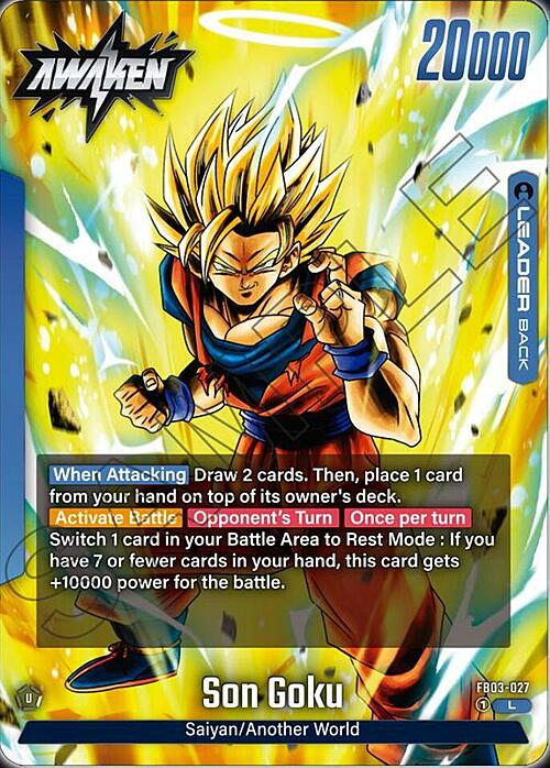 Son Goku // Son Goku Card Back