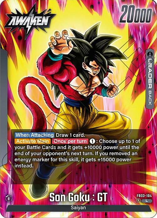 Son Goku : GT // Son Goku : GT Card Back