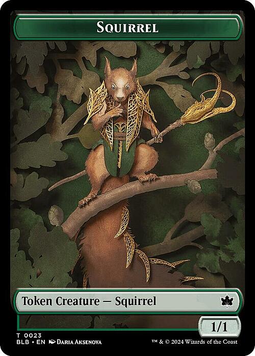 Starscape Cleric // Squirrel Parte Posterior