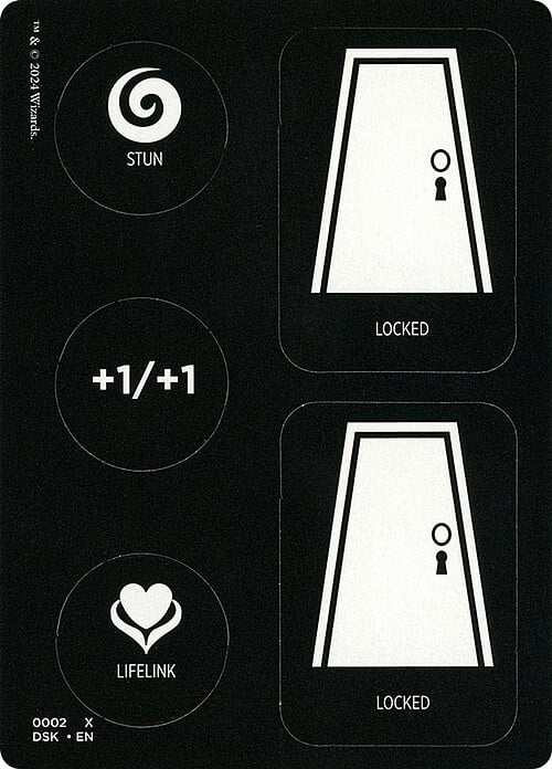 La hora de la devastación Punch Card Parte Posterior