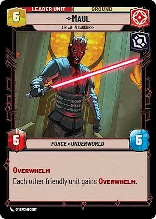 Maul, Un rival en la oscuridad Parte Posterior