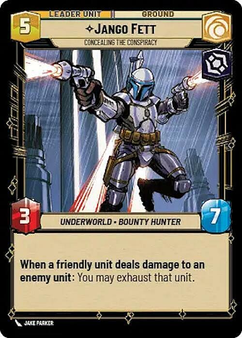 Jango Fett, Copre La Cospirazione Card Back