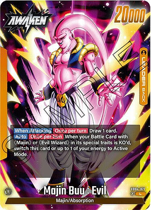 Majin Buu : Evil Parte Posterior