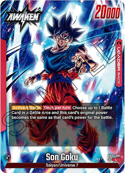 Son Goku Card Back