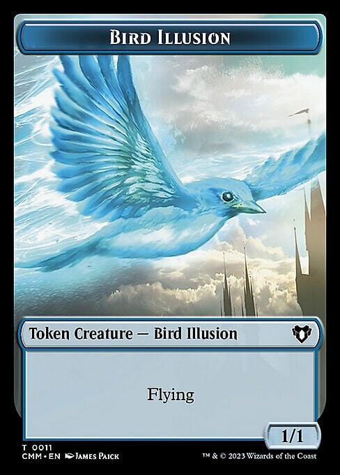 Eldrazi // Bird Illusion Parte Posterior