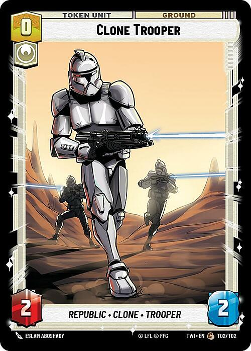 Lair of Grievous // Clone Trooper Card Back