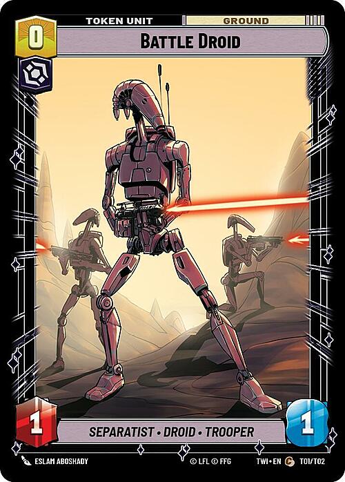 KCM Mining Facility // Battle Droid Card Back