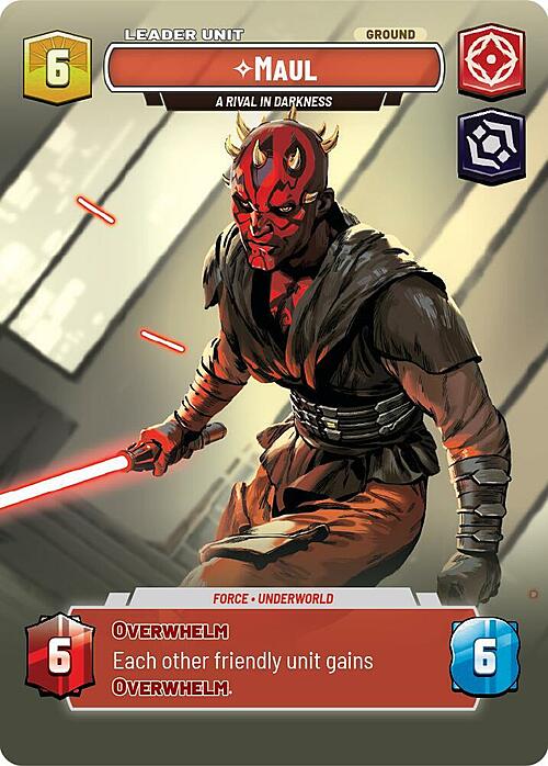 Maul, Rivale Tra Le Ombre Card Back