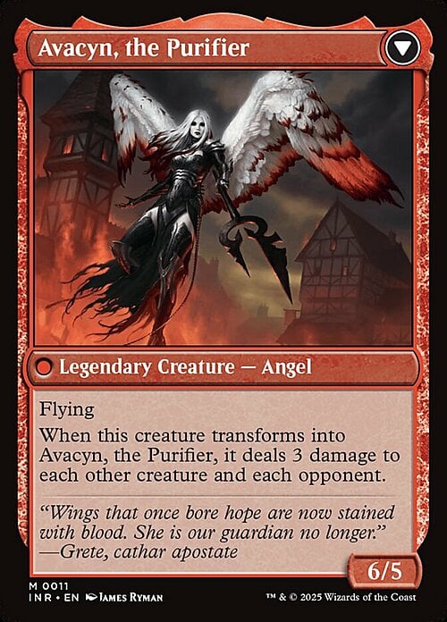 Archangel Avacyn // Avacyn, the Purifier Card Back