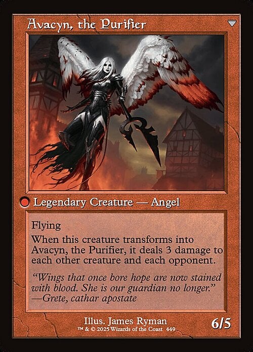 Arcángel Avacyn // Avacyn, la Purificadora Parte Posterior