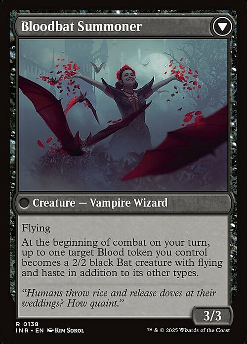 Voldaren Bloodcaster // Bloodbat Summoner Card Back