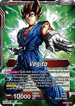 Vegito // Fusion Warrior Super Saiyan Vegito Parte Posterior