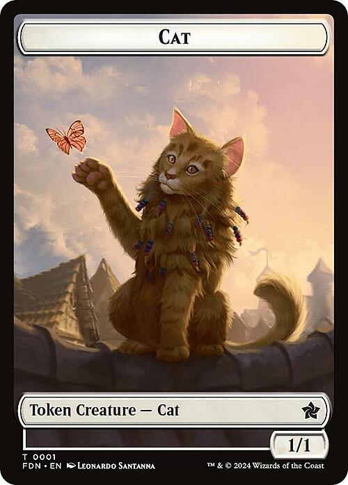 Elf Warrior // Cat Card Back