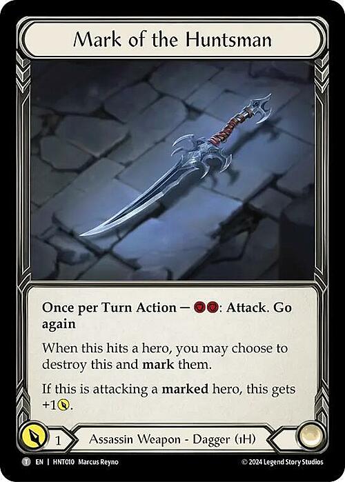 Kunai of Retribution // Mark of the Huntsman Card Back