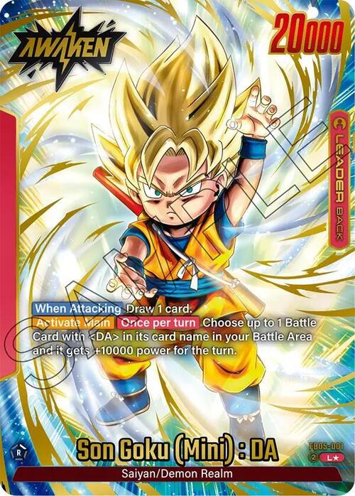 Son Goku (Mini) : DA Card Back