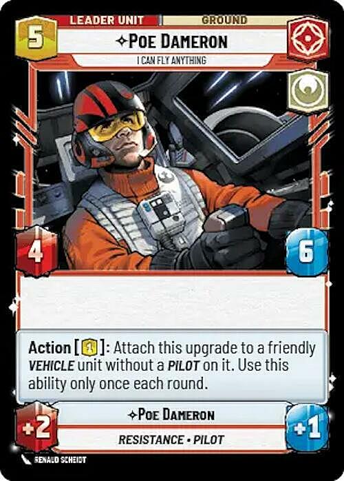Poe Dameron, So Pilotare Tutto Card Back