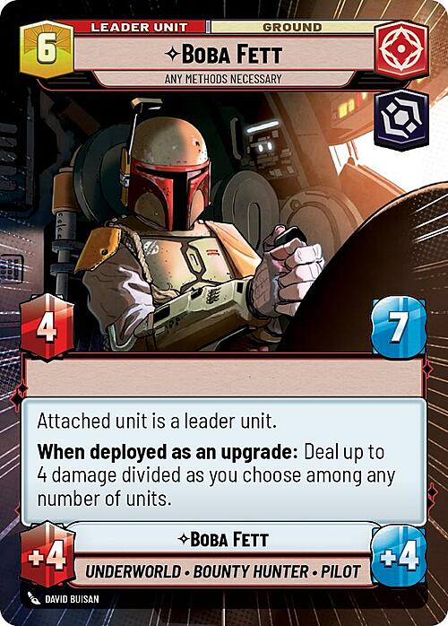 Boba Fett - Any Methods Necessary Card Back