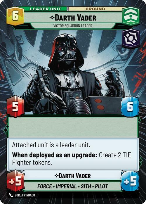 Darth Vader - Victor Squadron Leader Card Back