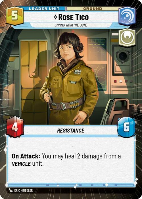 Rose Tico, Salvando Ciò Che Amiamo Card Back