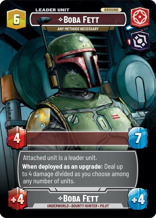 Boba Fett - Any Methods Necessary Card Back