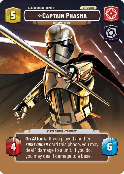 Captain Phasma - Chrome Dome Card Back