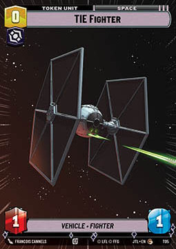 Resistance Headquarters // TIE Fighter Token Card Back