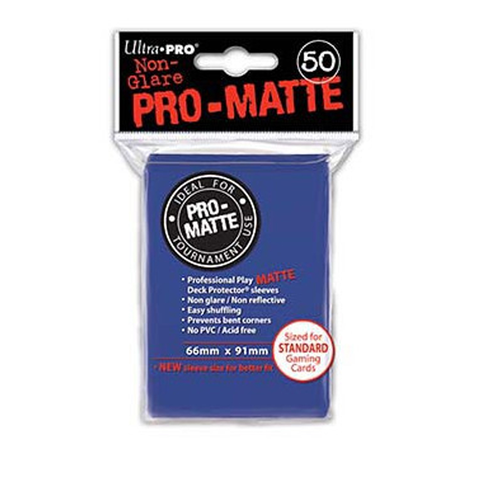 Other image of 50 Ultra Pro Pro-Matte Sleeves (Blue)