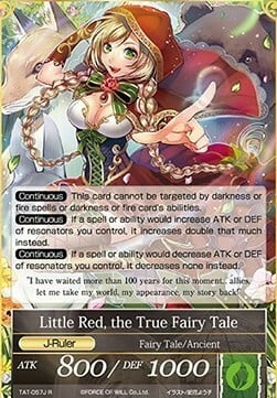 Crimson Girl in the Sky // Little Red, the True Fairy Tale Parte Posterior