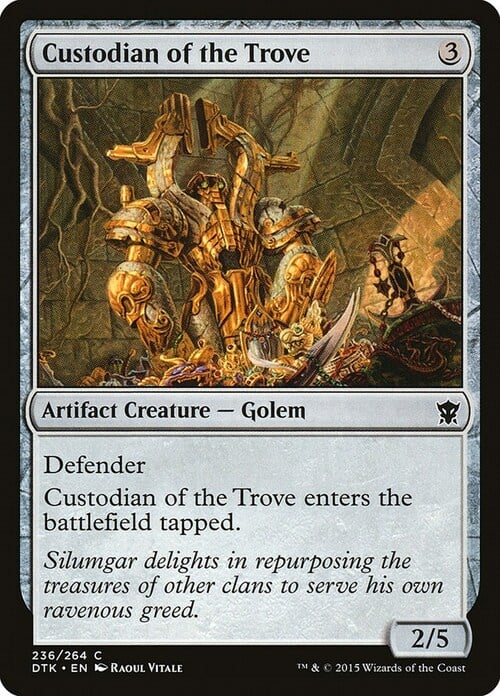 Custode dei Tesori Card Front