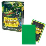 60 Small Dragon Shield Sleeves - Matte Apple Green