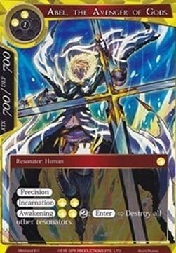 Abel, the Avenger of Gods Card Front