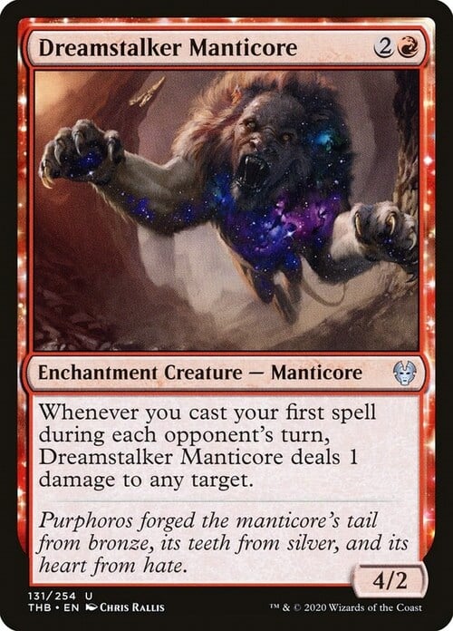 Manticora Cacciasogni Card Front