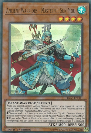 Ancient Warriors - Masterful Sun Mou Card Front