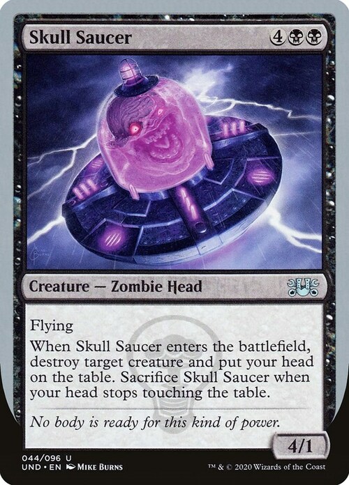 Skull Saucer Card Front