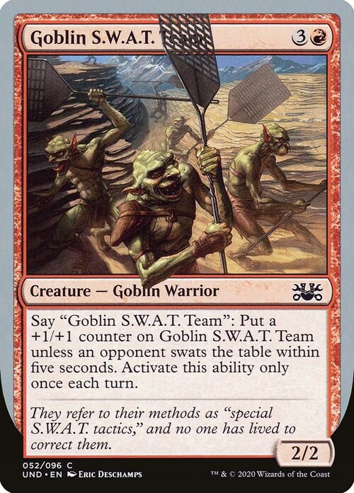Goblin S.W.A.T. Team Card Front