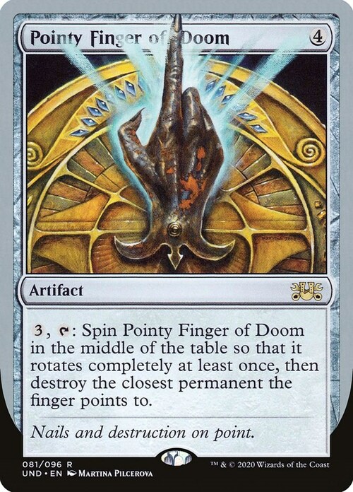 Pointy Finger of Doom Frente