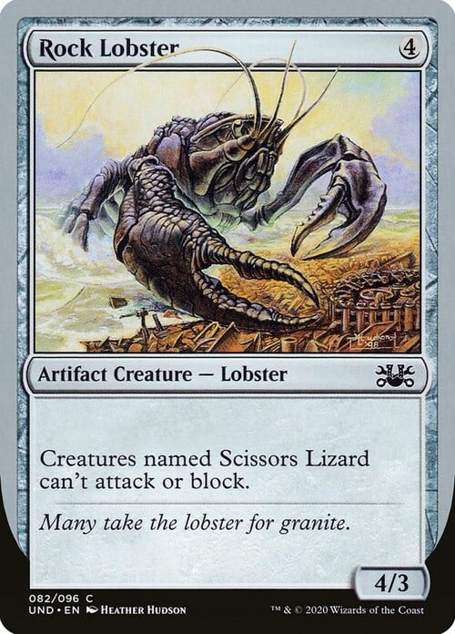 Rock Lobster Card Front