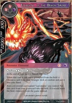 Elemental of the Demon Sword Card Front