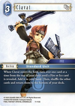 Clavat Card Front