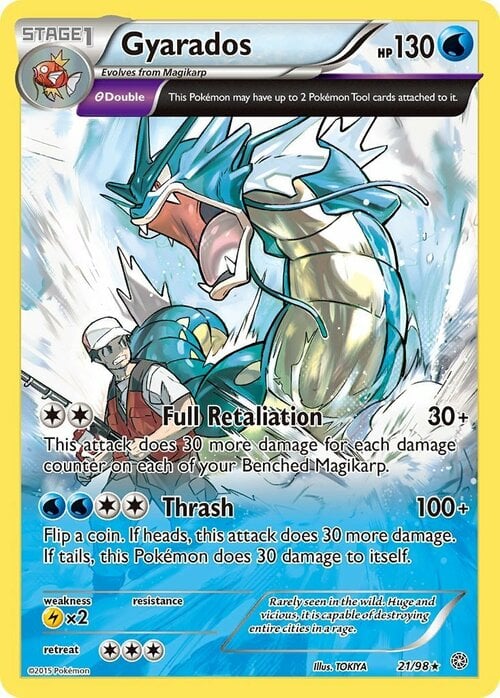 Gyarados [Full Retaliation | Thrash] Card Front