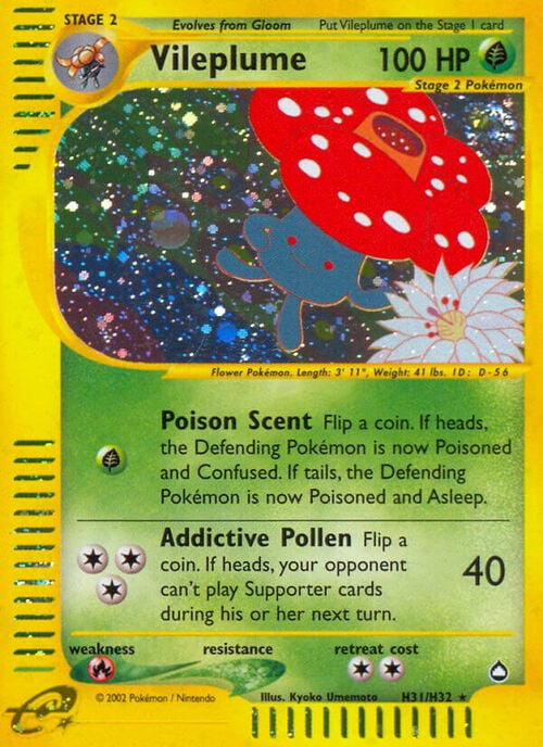 Vileplume Card Front