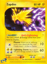 Zapdos [Anti-Lightning | Plasma | Lightning Storm]