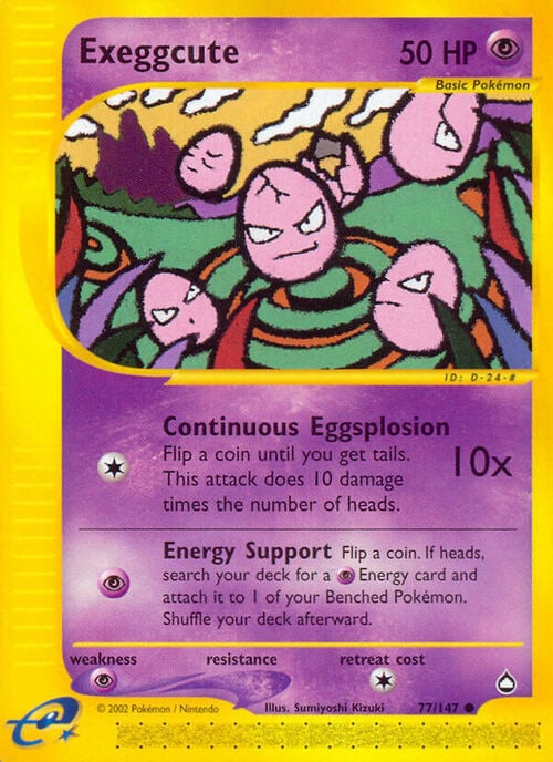 Exeggcute Card Front